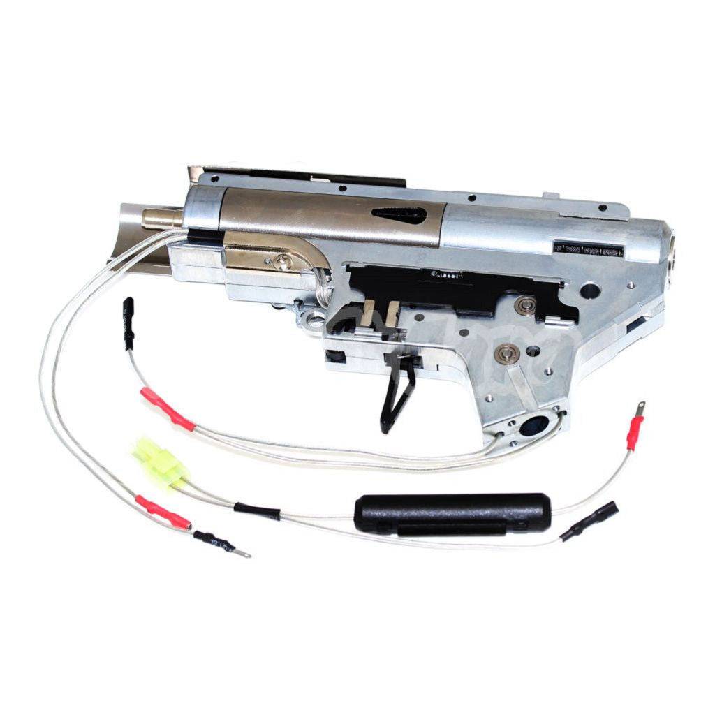 APS Silver Edge Extreme 8mm German Bearing QD V2 Gearbox Version 2 For M4 M16 Series AEG Airsoft Front Line