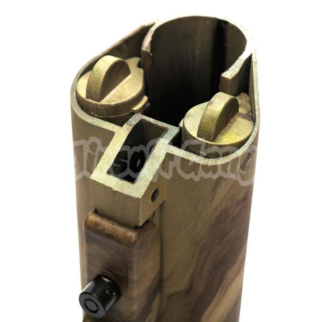 APS ASR Crane Stock With Sling Swivel For M4 M16 Series AEG Airsoft A-TACS Camo