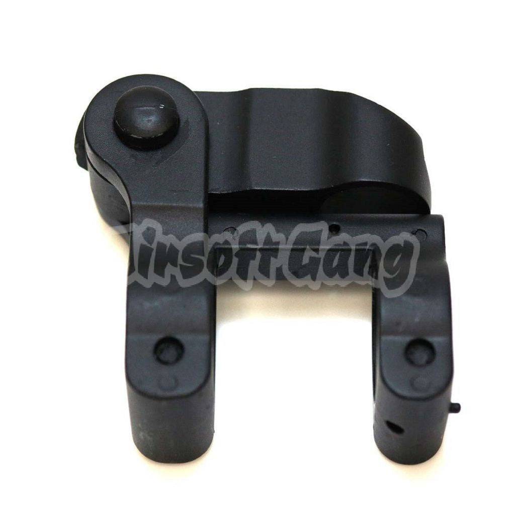 D-BOYS Flip Up Foldable Front Sight with Gas Tube For M4 M16 Series AEG Airsoft Black