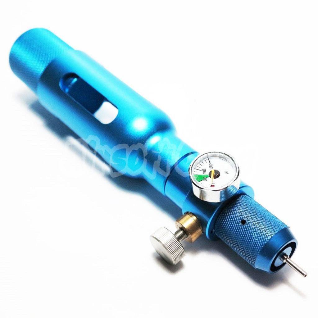 PPS 45g Co2 Gas Refill CNC Charger With PSI Gauge (230mm)