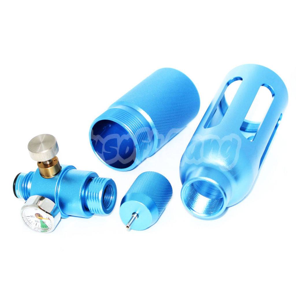 PPS 88g Co2 Gas Refill CNC Charger With PSI Gauge (290mm)