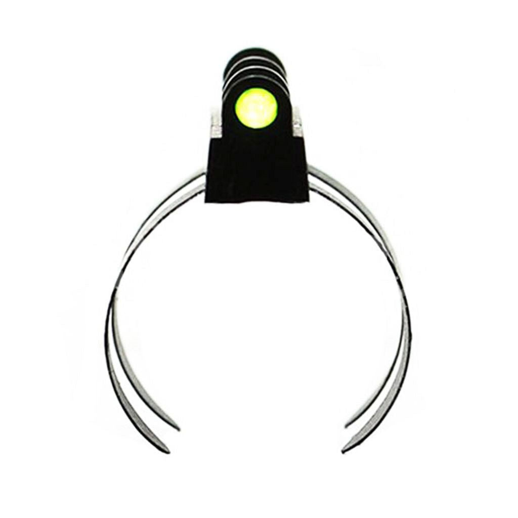 APS 50x2 Fabric Optic Front Sight For CAM870 M870 Shotgun Airsoft Black/Green