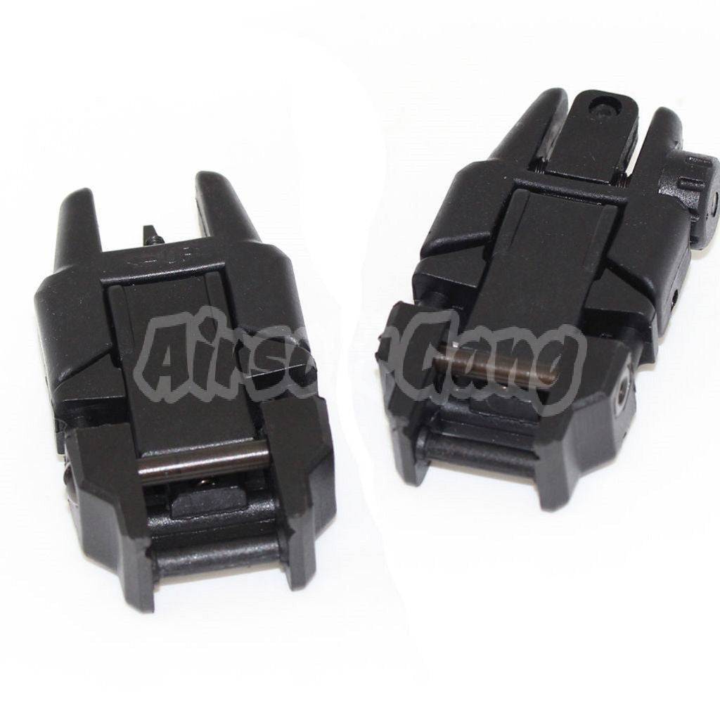 APS Rhino Front Rear Sight with Fiber Optic Set Black Green/Red