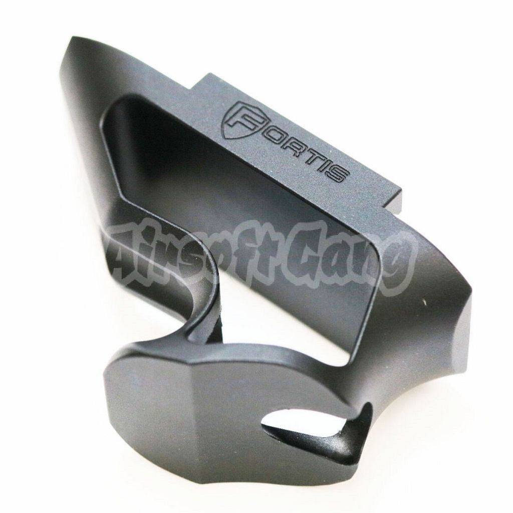 PTS Fortis Shift Short Angle Grip Rail Mount Version For Standard 1913 Rail Keymod Airsoft Black
