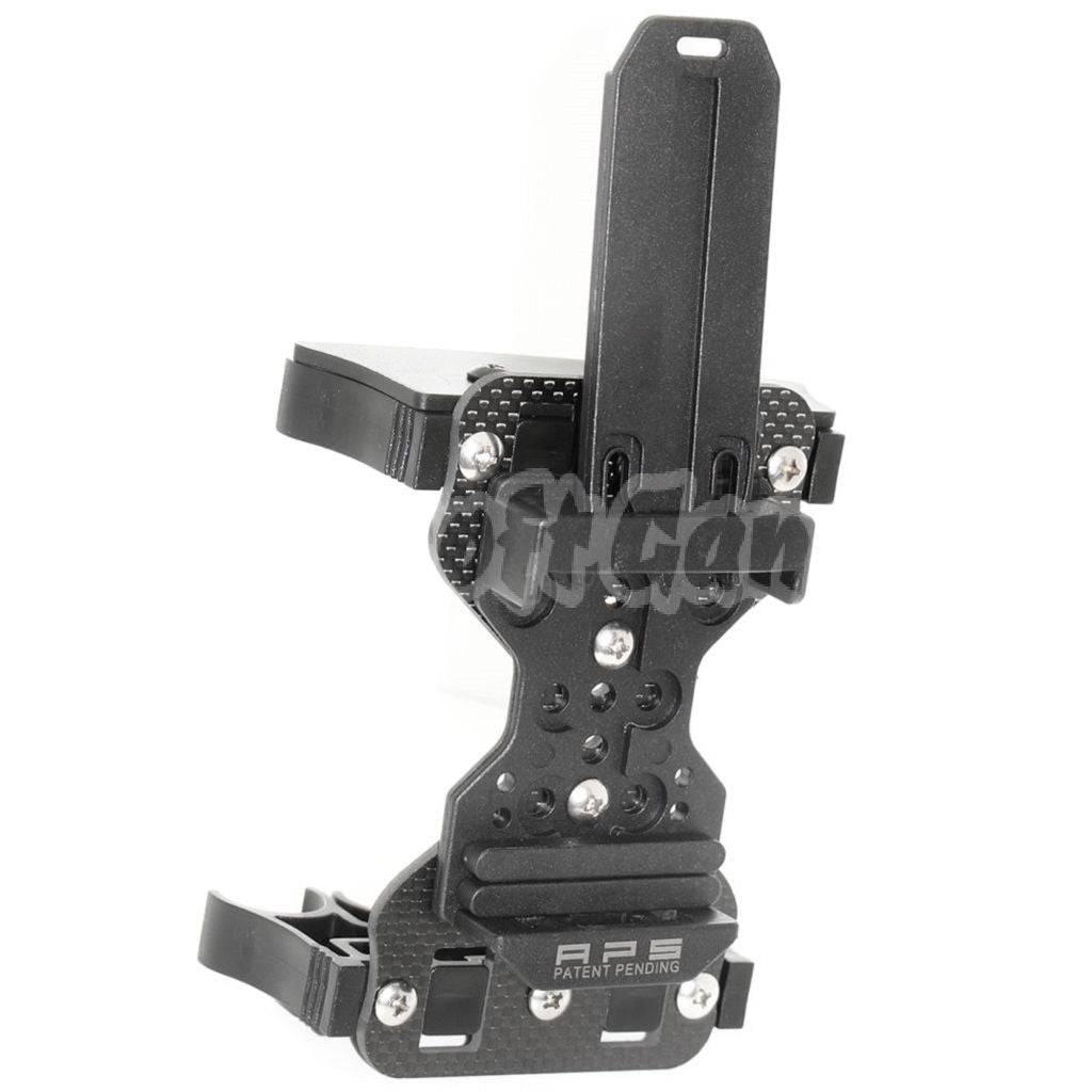 APS 8rd Plate Shotshell Caddy System With Belt Loop Black