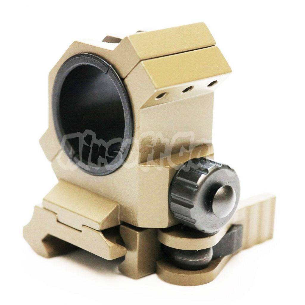 25mm/30mm Scope Red Dot Sight QD Lever Mount Dark Earth