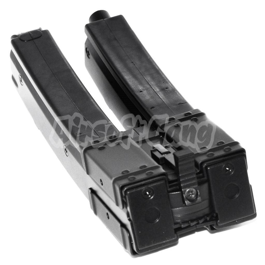 CYMA 560rd Hi-Cap Long Dual Magazine For MP5 Series CYMA / Jing Gong JG / Tokyo Marui / Classic Army / ICS AEG Airsoft Black