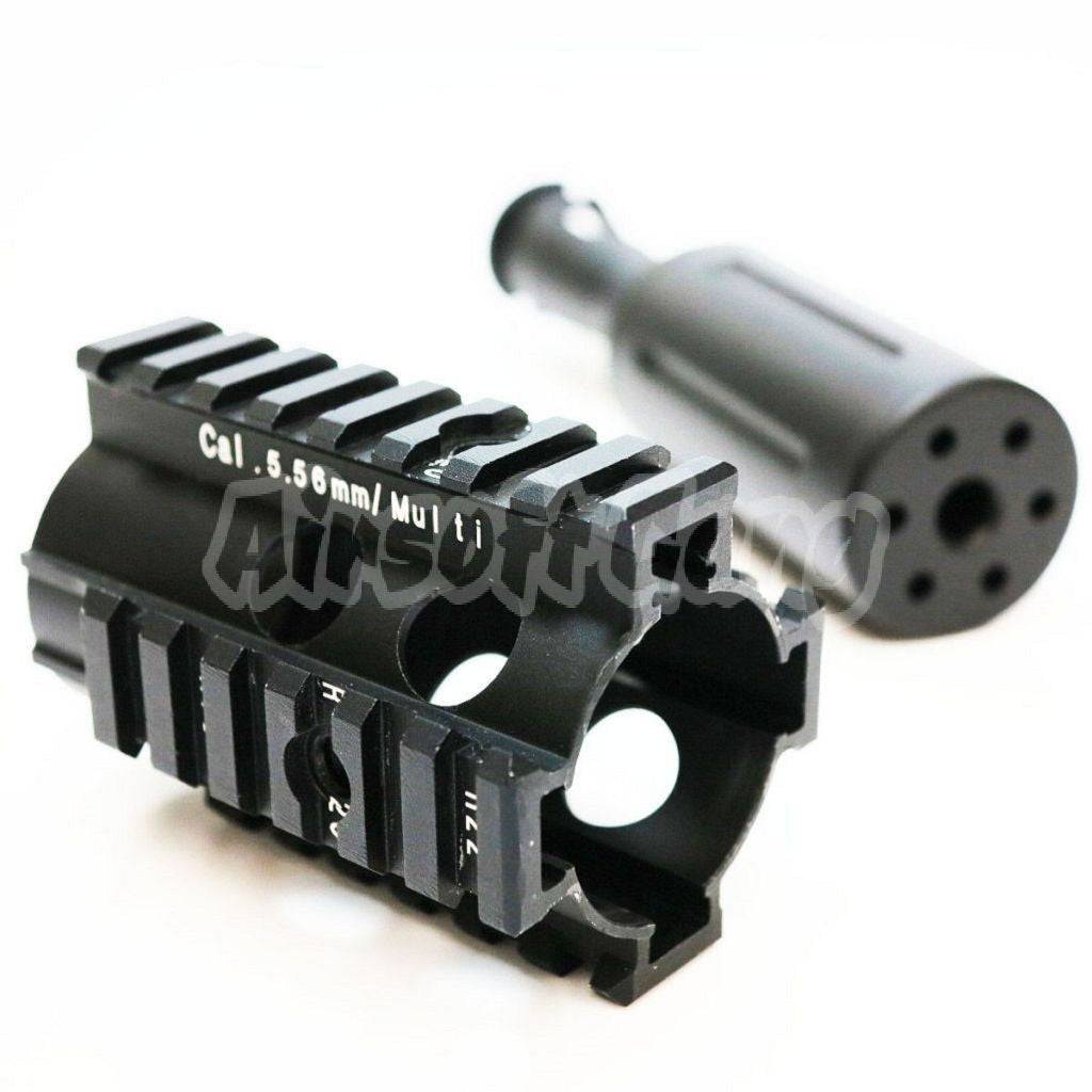 5KU Fighting Cat Front Kit Set For WA M4 M16 Series GBB Airsoft Black