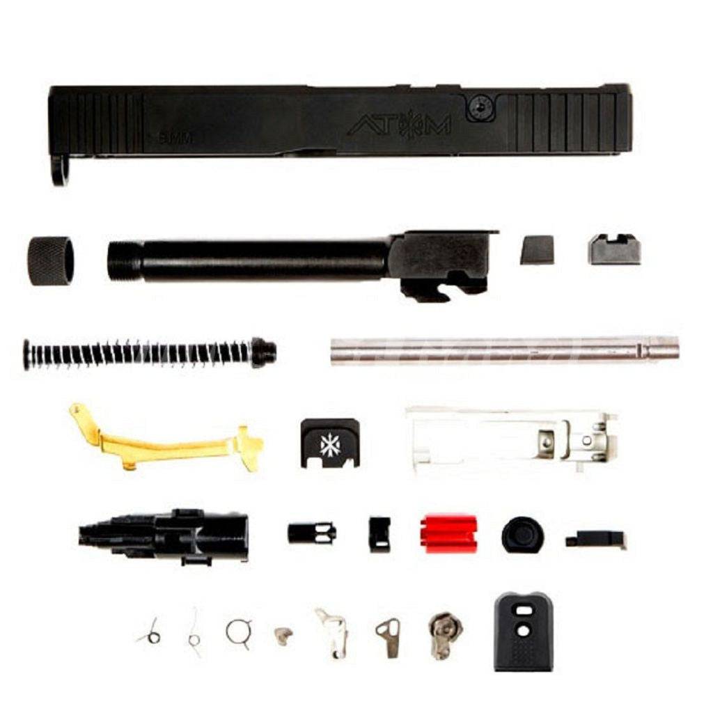 PTS Unity Tactical ATOM Slide Set For Tokyo Marui G17 GBB Black