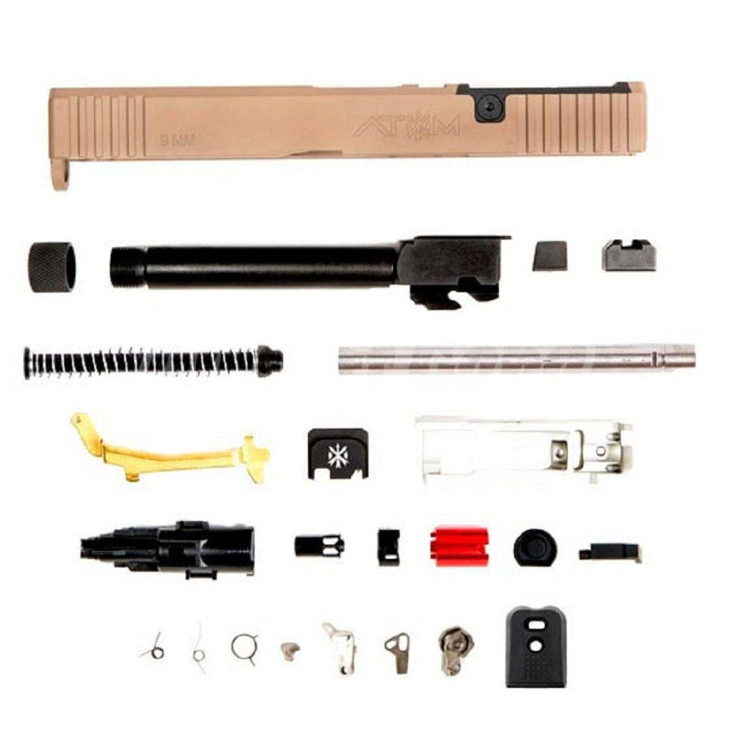 PTS Unity Tactical ATOM Slide Set For Tokyo Marui G17 GBB Dark Earth