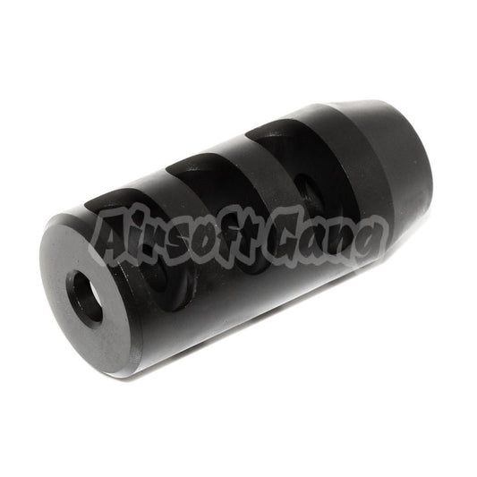 Airsoft King Arms 68mm M700 Tactical Round Flash Hider -14mm CCW Threading