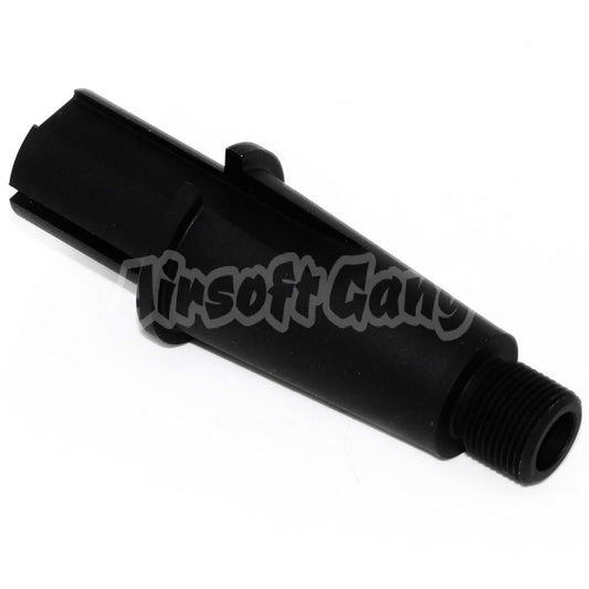 Airsoft 2.75"/3.35" 71mm/85mm Short Outer Barrel Conjunction Tube -14mm CCW AEG Black