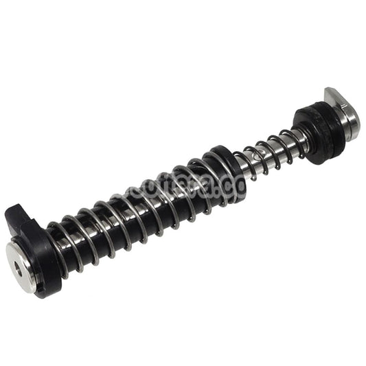 Airsoft AIP Stainless Steel Recoil Spring Rod Set For Tokyo Marui G17 Gen4 Series GBB Pistols Black/Silver