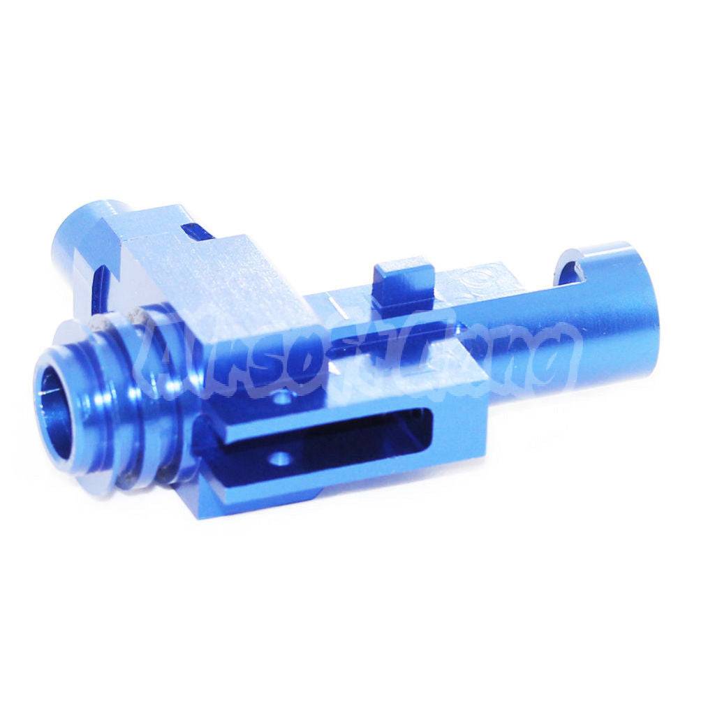 5KU CNC Aluminum Hop Up Chamber For M4 M16 Series AEG Airsoft Blue