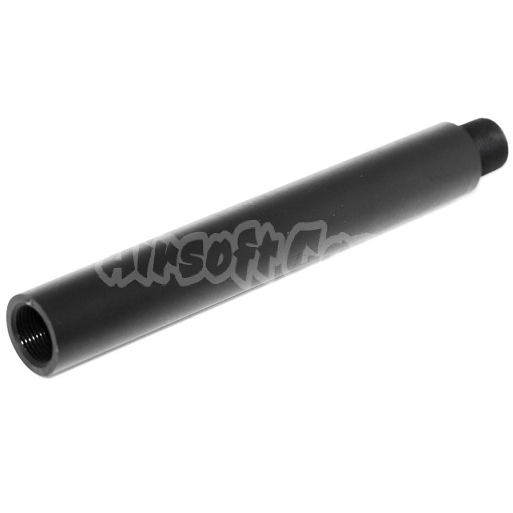5"/5.5" 126mm/139mm Aluminum Outer Barrel Extension Tube -14mm CCW For AEG GBB Airsoft Black