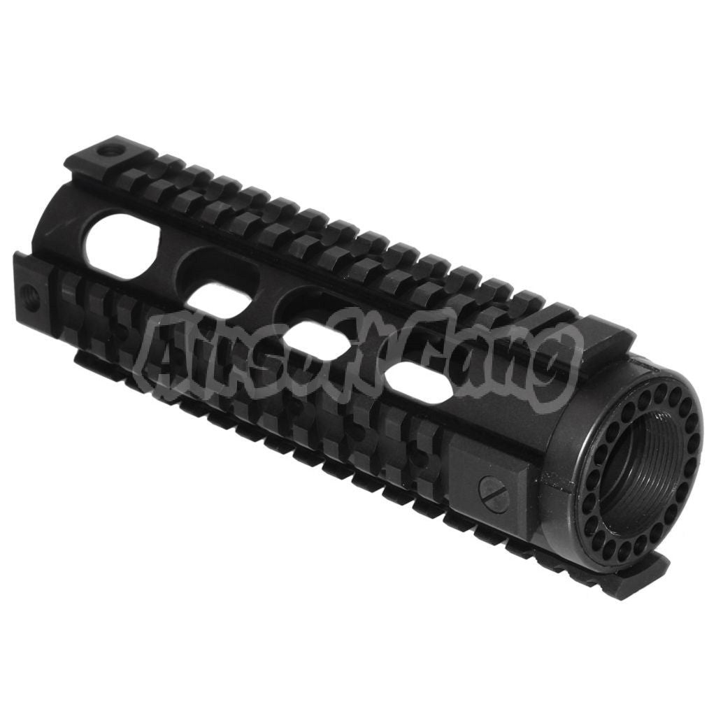 5KU 183mm Fighting Cat Carbine Length Free Float Handguard 4-Side Rail System for M4 M16 Series AEG GBB Rifle