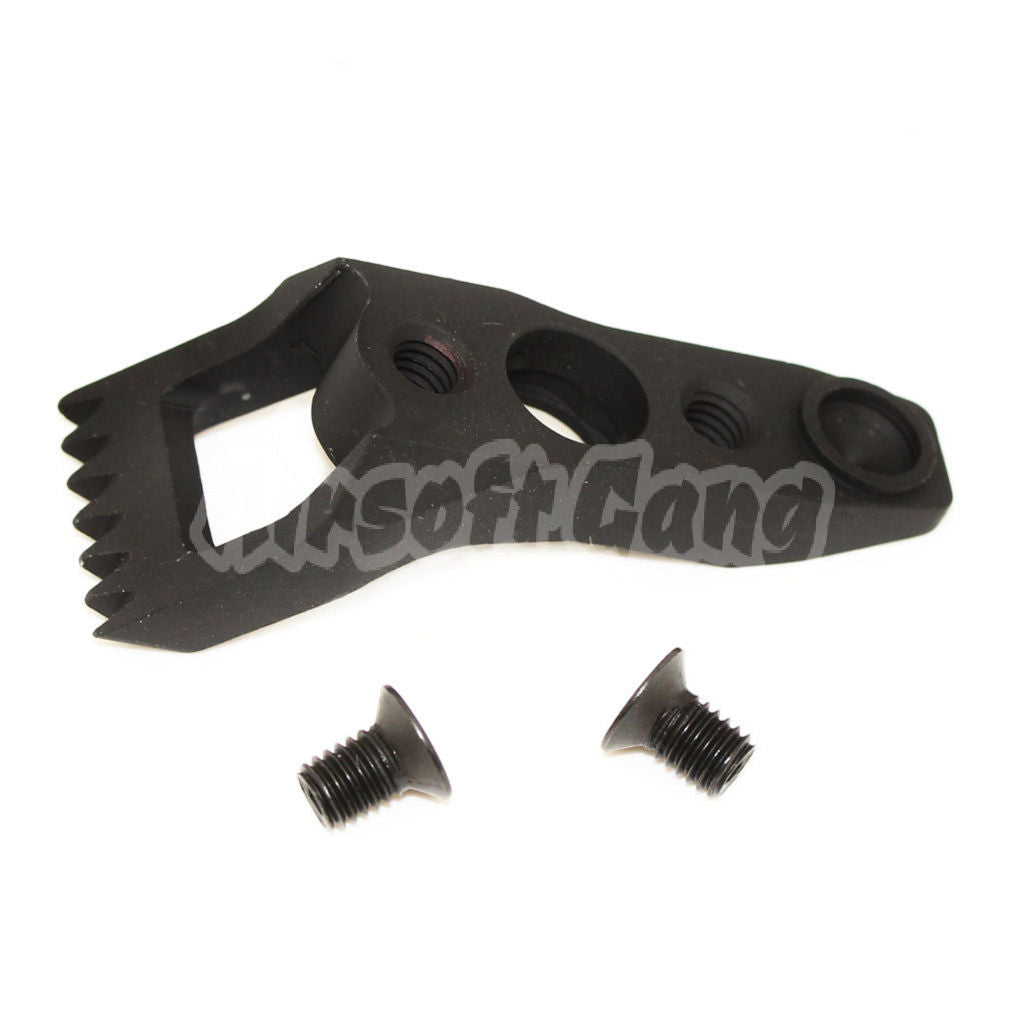 5KU Skeletonized Barrier Stop Assembly For KeyMod Rail System Black