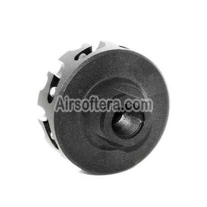 Airsoft 5KU Aluminum Cookie Cutter Compensator Type-C -14mm CCW Black