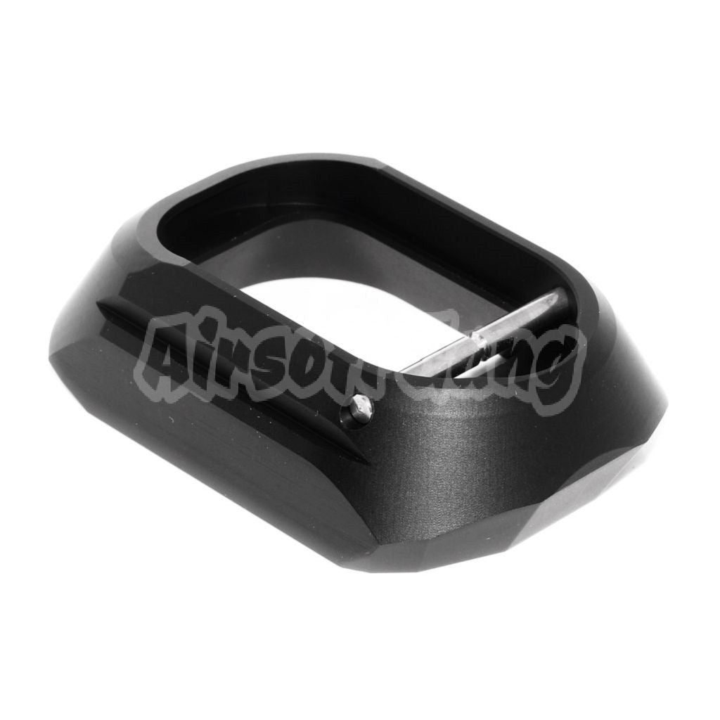 Airsoft 5KU SHPD Style Magwell For Tokyo Marui Hi-Capa Series GBB Pistol Black