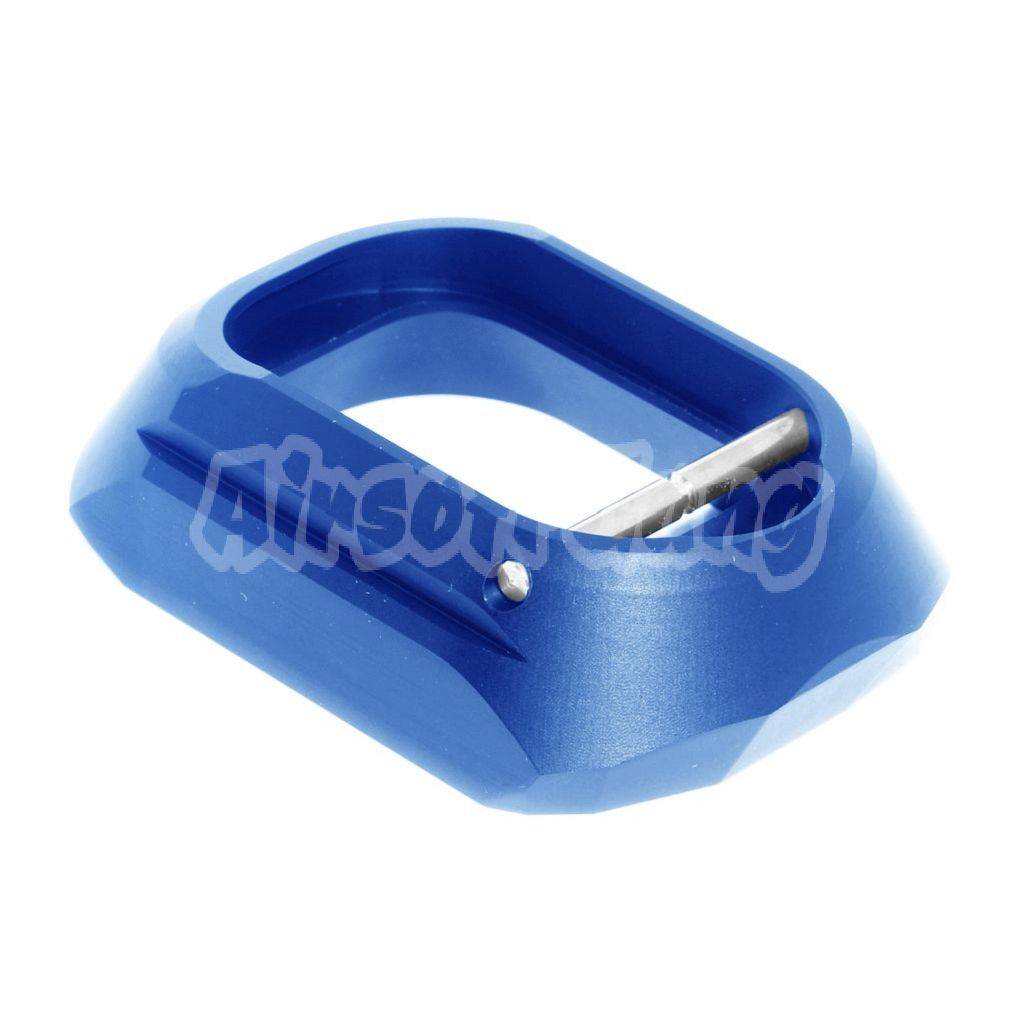 Airsoft 5KU SHPD Style Magwell For Tokyo Marui Hi-Capa Series GBB Pistol Blue