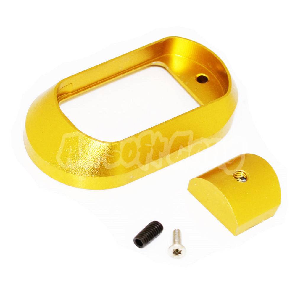 5KU IPSC Magwell For Tokyo Marui G17 G18C GBB Pistol Airsoft Gold