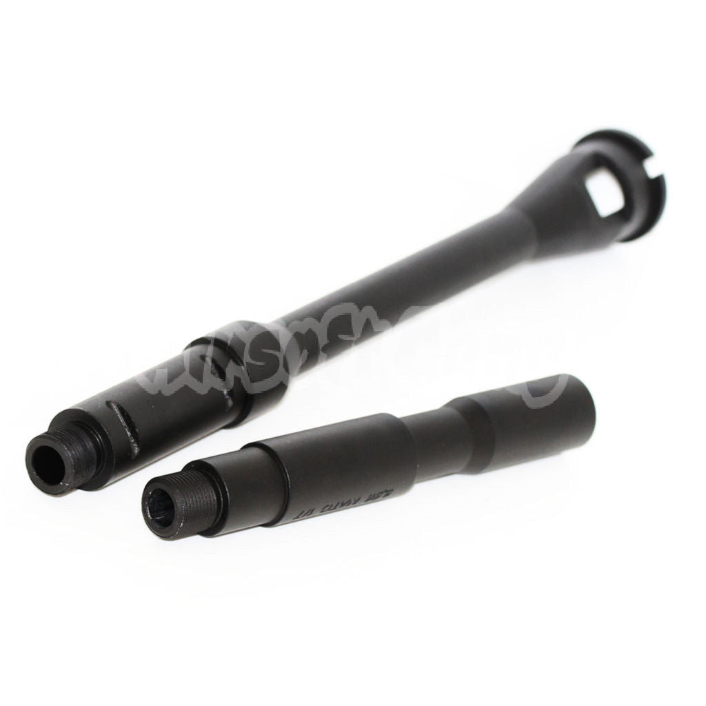 5KU 14.5" Inches M4A1 Aluminum Outer Barrel -14mm CCW For WA M4 M16 Series GBB Airsoft Black