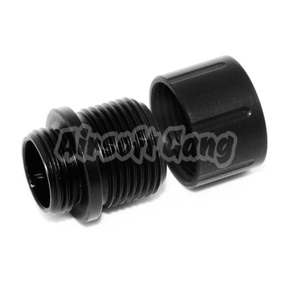 Airsoft Barrel Silencer Compensator Adaptor For G17 -12mm CCW -14mm CCW with Thread Cover