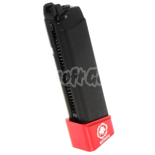 BELL 24rd Co2 Mag Magazine For BELL Tokyo Marui G17 GBB Pistol Airsoft Black/Red