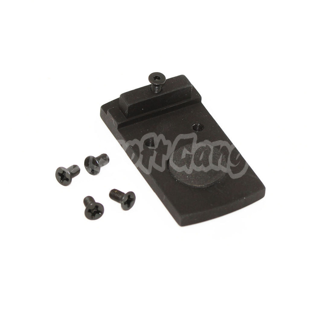 5KU Metal Optima / Docter / Vortex Rear Sight Mount For Tokyo Marui G17 Pistol Airsoft Black