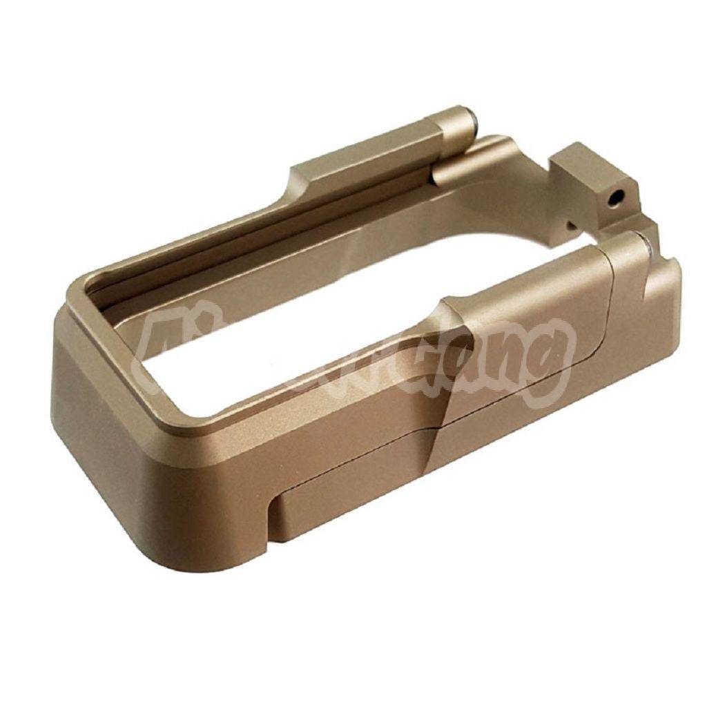 CNC Aluminum Magwell For M4 M16 Series Airsoft Dark Earth