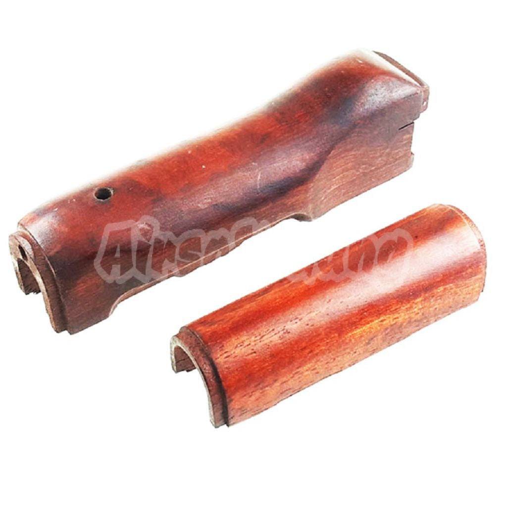 APS Wooden Handguard Kit Set For ASK AK74 Series AEG Airsoft Dark Brown