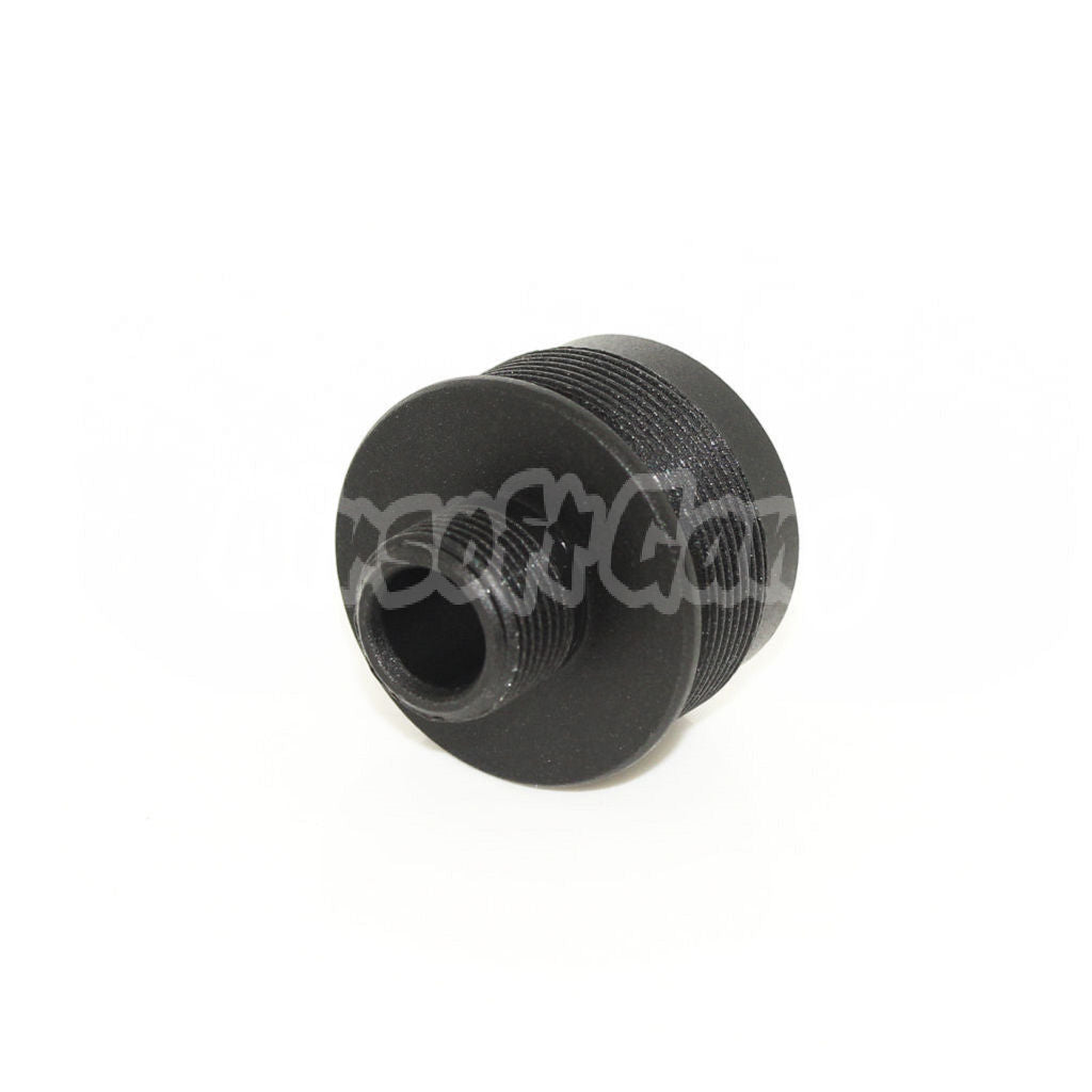Metal Outer Barrel Silencer Compensator Adaptor For Tokyo Marui VSR-10 / WELL MB02 (14mm CW To CCW) Sniper Airsoft
