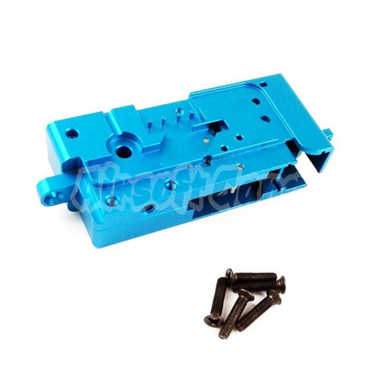 Army Force CNC Ball Bearing Gearbox Shell For G&D DTW / Systema PTW Airsoft Blue