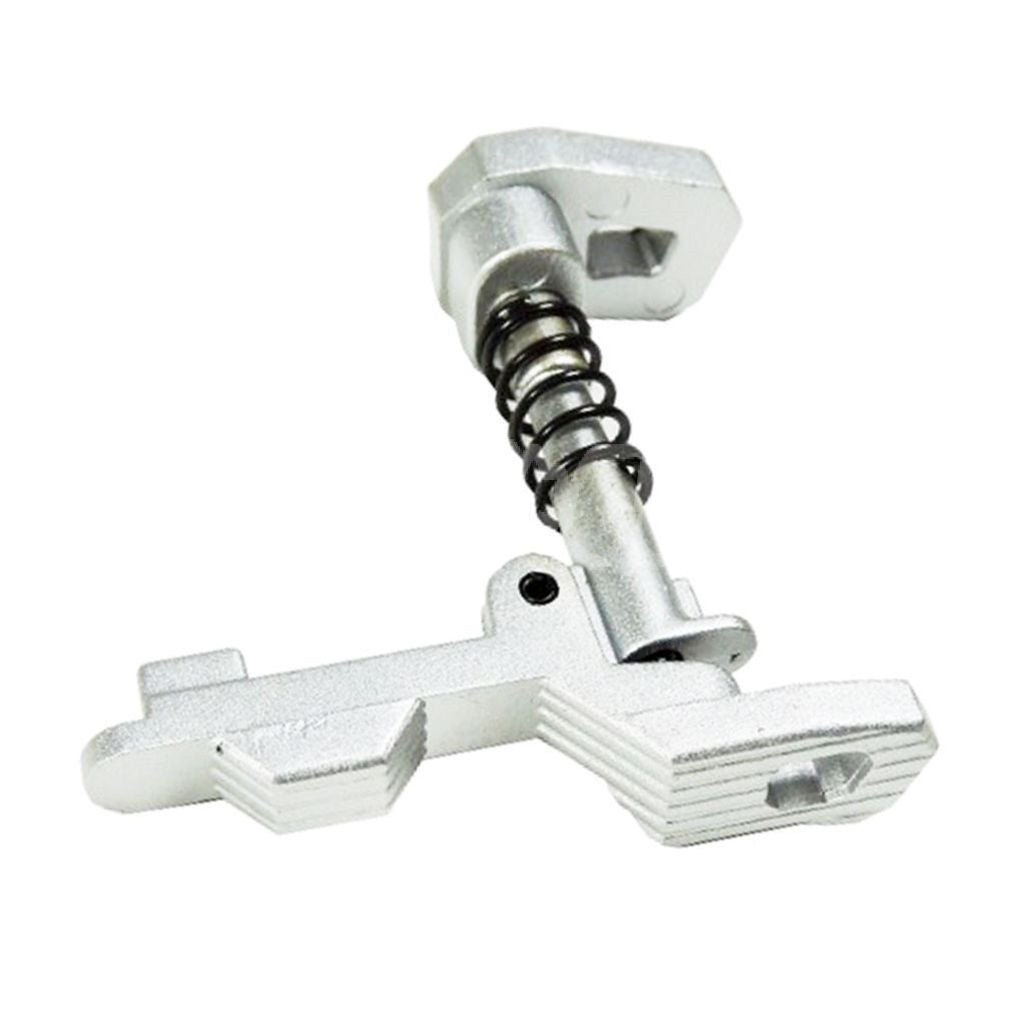 APS Phantom Extremis Rifle (PER) Ambi Magazine Release Catch For PER M4 M16 Series AEG Airsoft Silver