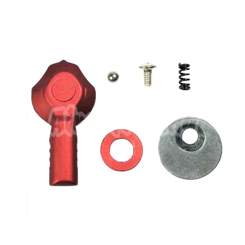 APS Phantom Extremis Rifle (PER) V2 Silver Edge Long Type Ambi Fire Selector For PER M4 M16 Series AEG Airsoft Red