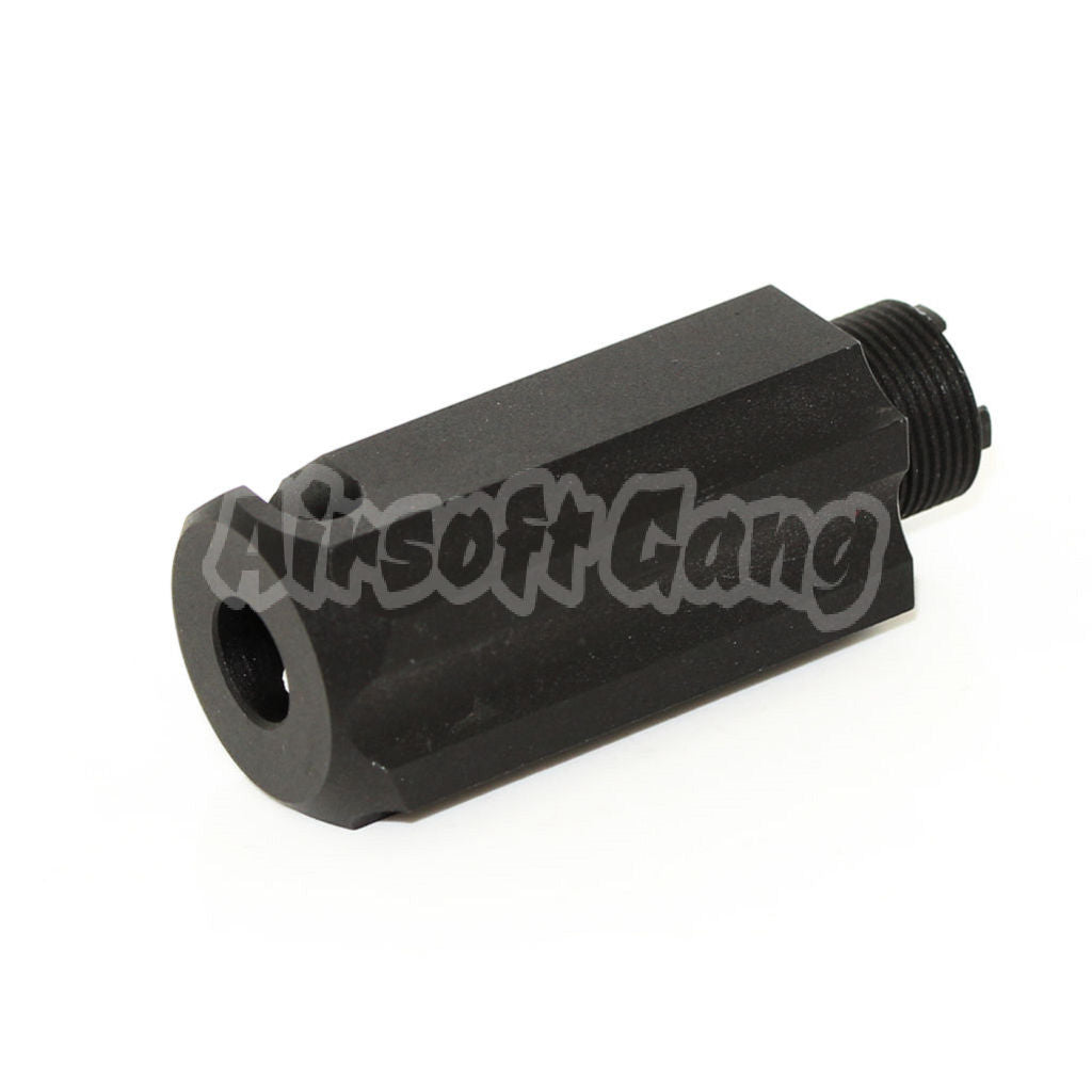 BELL 60mm/48mm Front Kit Compensator For Tokyo Marui / Bell 1911 GBB Pistol Airsoft Black