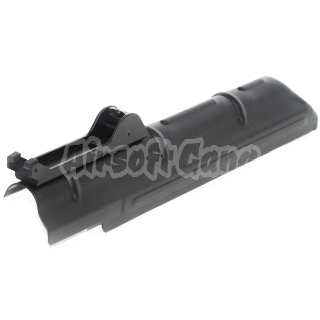Golden Eagle 243mm AKS74U Upper Receiver Cover with Rear Sight For JG Jing Gong Golden Eagle Black