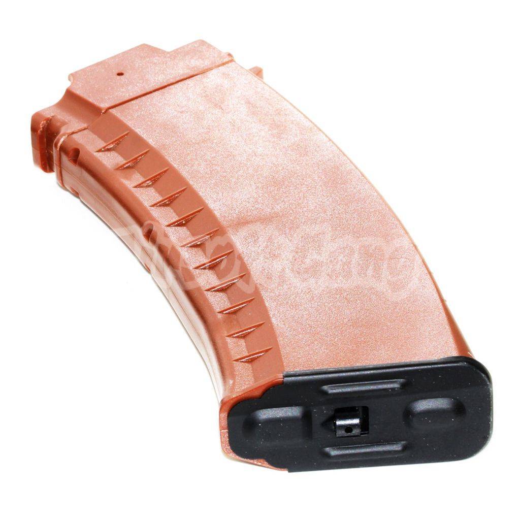 Airsoft Battleaxe 70rd Mid-Cap Magazine For Tokyo Marui Next Gen Gen2 AK EBB Orange Brown