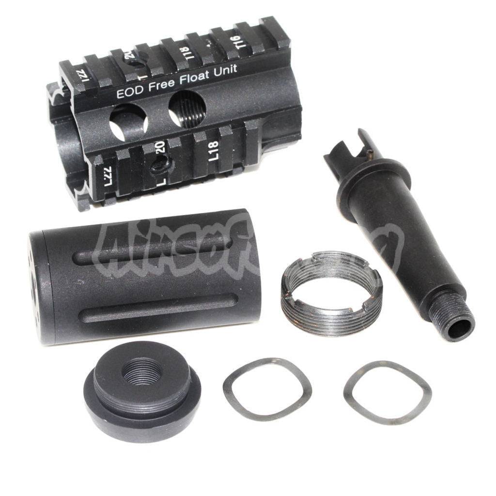 5KU Fighting Cat Front Kit Set For M4 M16 Series AEG Airsoft Rifle Black