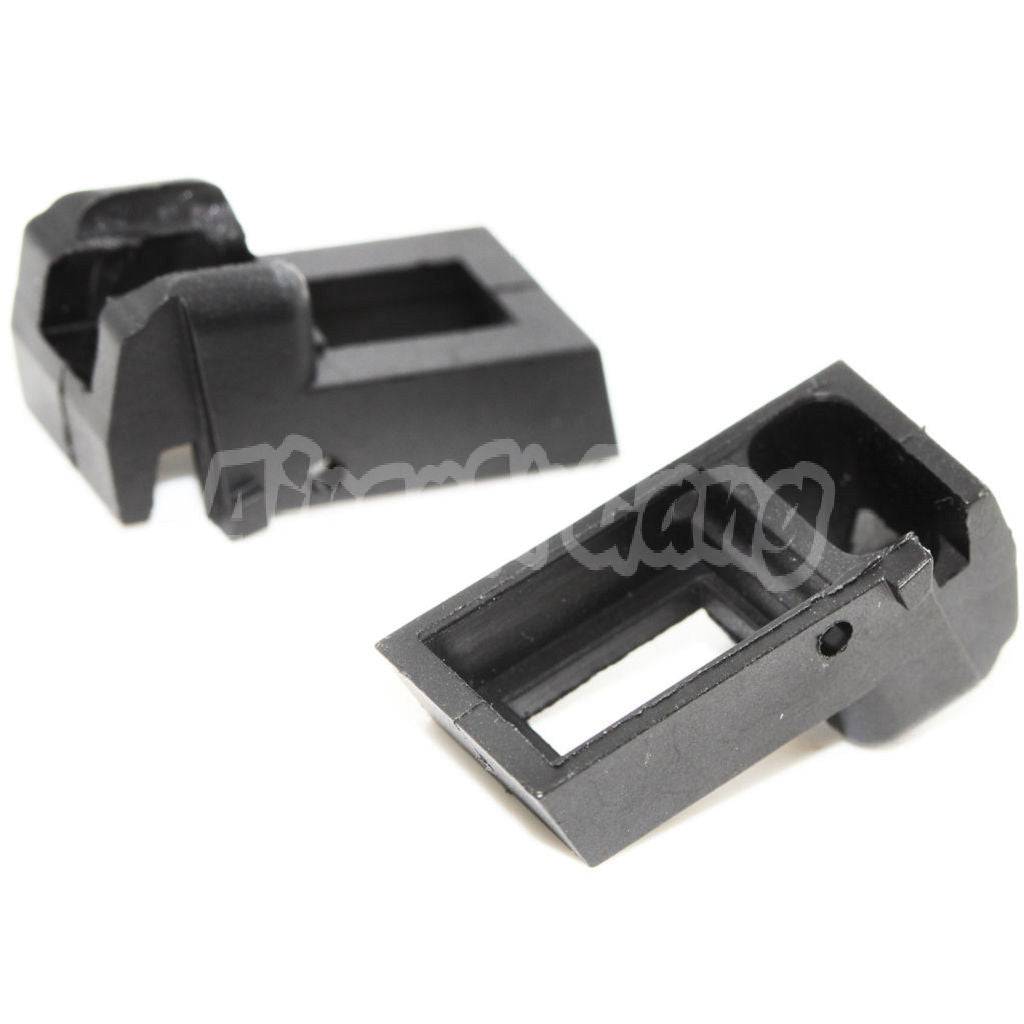 Airsoft APS 2pcs Co2 Magazine Lip for APS Tokyo Marui G17 GBB Pistol Magazine Black