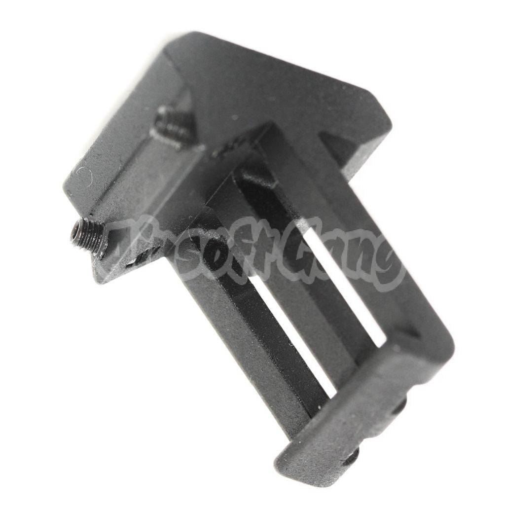 APS PER Phantom 2-Slots Offset 45 Degree 20mm Picatinny Rail Mount Black