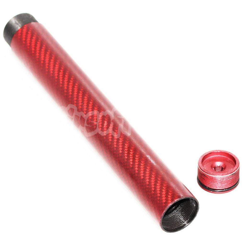 APS 7.5" Inches Carbon Fiber CAM870 Shotgun Magazine Extension Tube Red