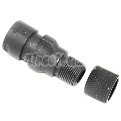 CYMA Metal Flash Hider Muzzle Adaptor For CM041 CM049 MP5 AEG Airsoft Black