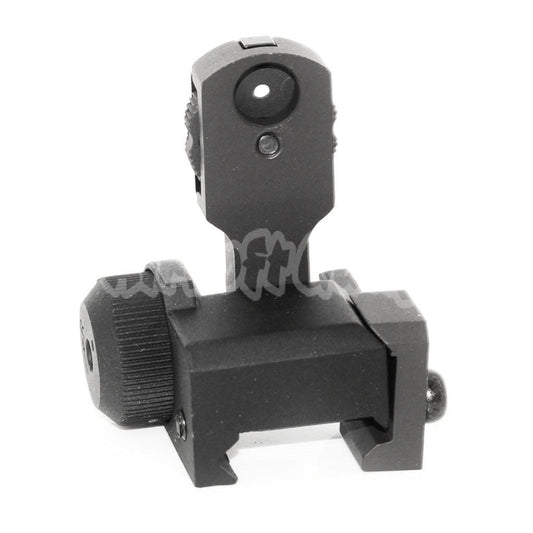 MAD BUIS Style Flip-Up Rear Sight For Standard 20mm RIS RAS Rail