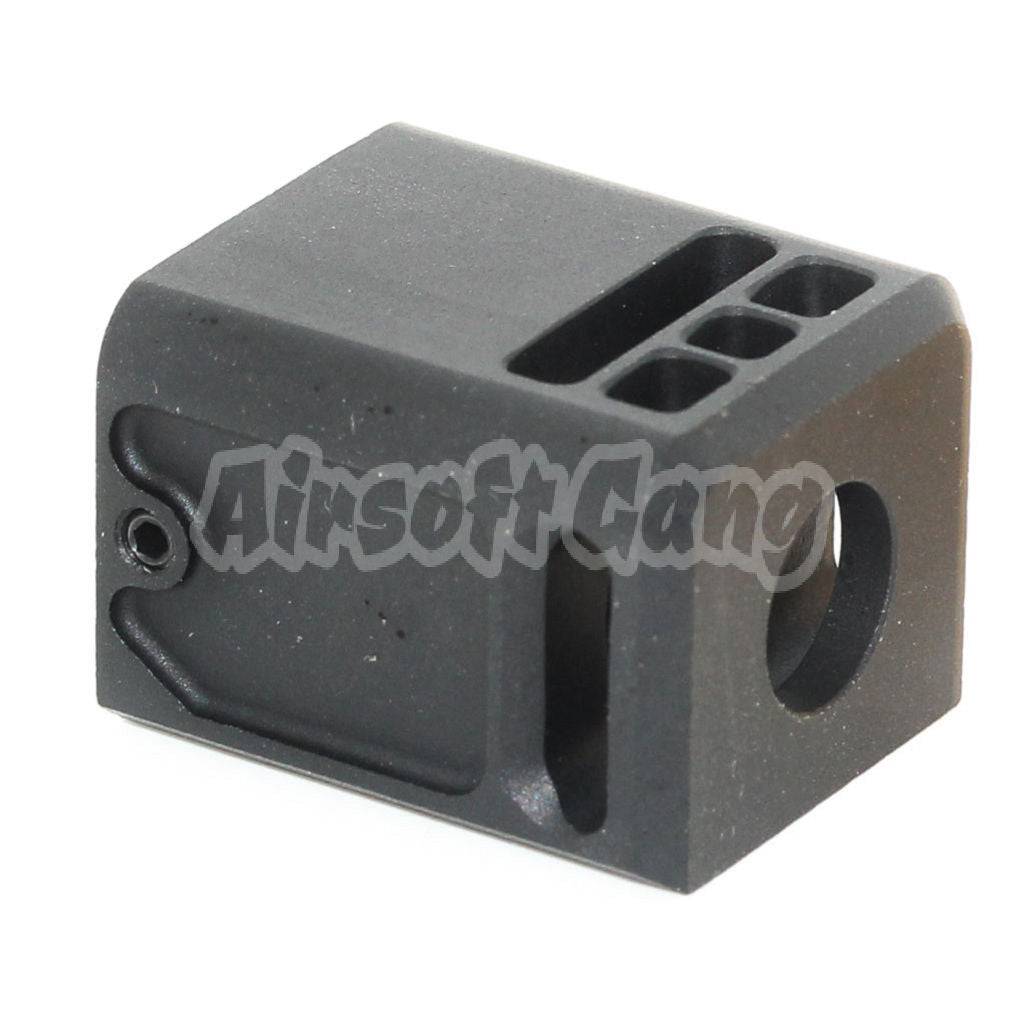 5KU Micro Comp Compensator V3 -14mm CCW For Tokyo Marui G17 G18C GBB Pistol Airsoft Black