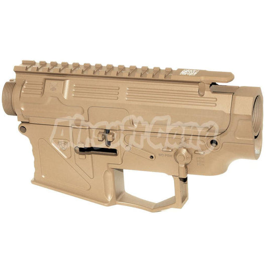 APS PEW Inscription Upper Lower Body Receiver For V2 Gearbox Version 2 M4 M16 Series AEG Airsoft Dark Earth