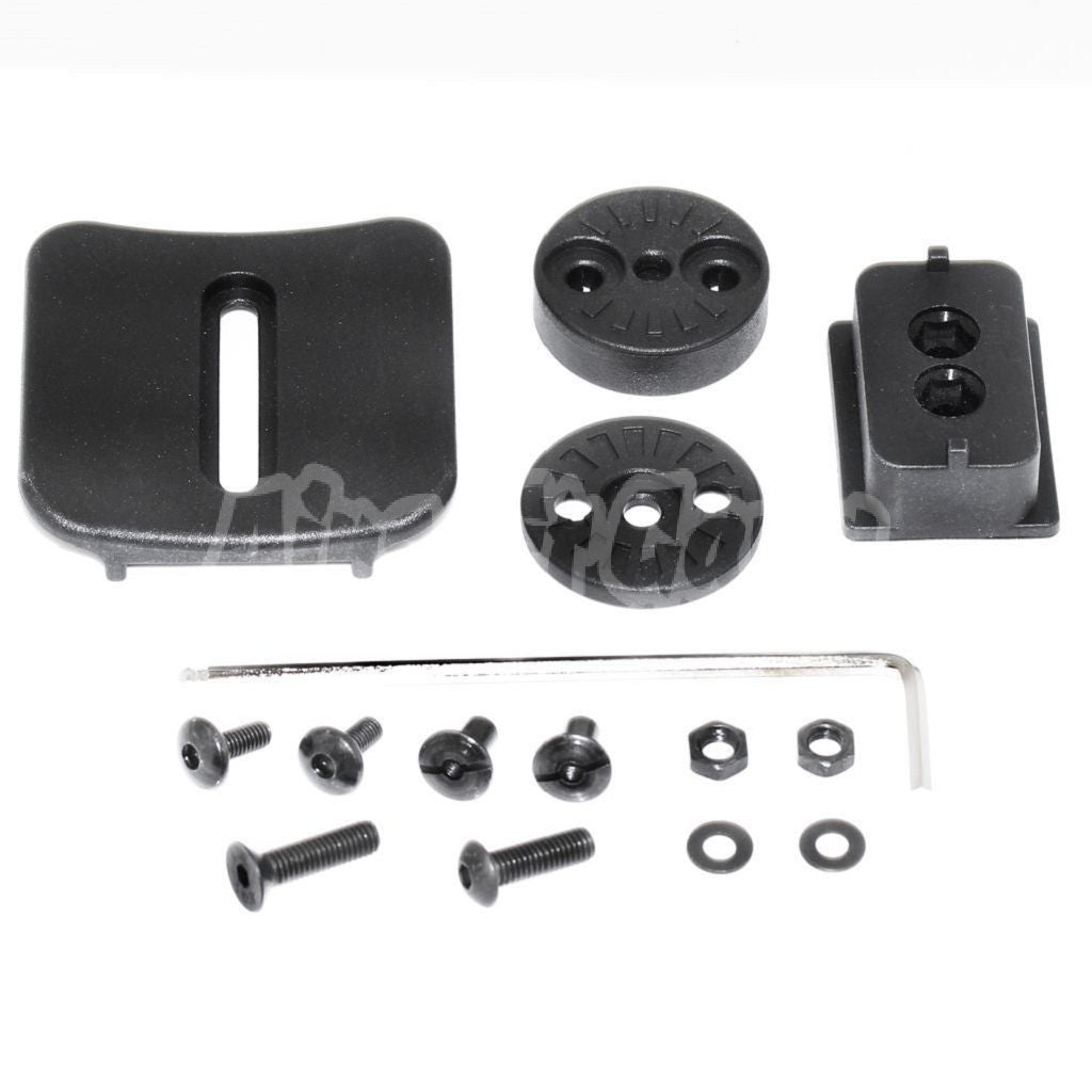 APS Quantum Mechanics OWB Condition 3 Carry Quick Tactical Holster For G19 G23 Series Pistol Airsoft Black