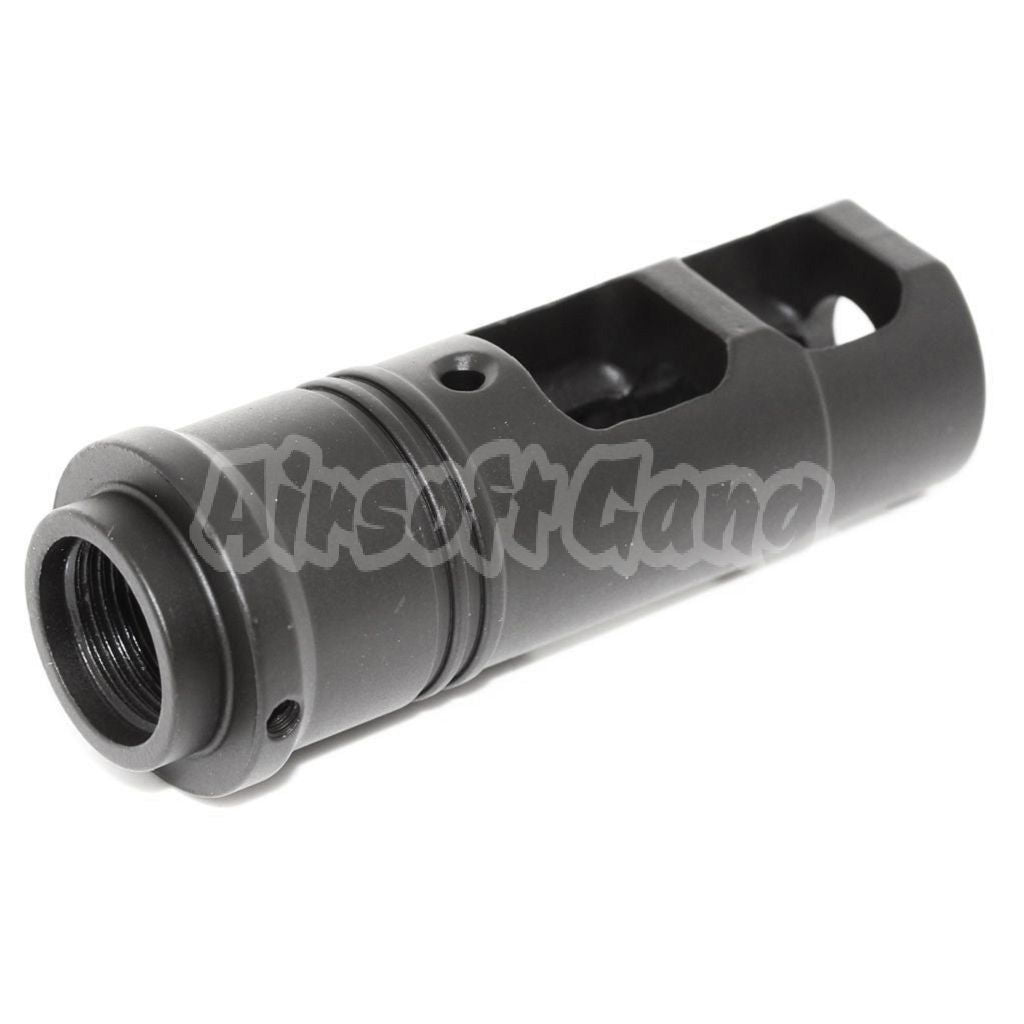 62mm Metal Muzzle Brake Flash Hider For All -14mm CCW Threading Airsoft Rifle