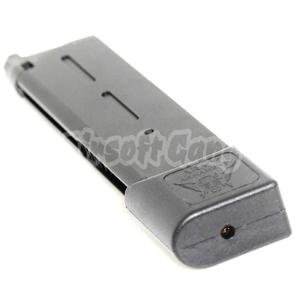 ARMY 26rd Extended Long Mag Gas Magazine For R28 M1911 KWC / Tokyo Marui / ARMY Armament / KJ Works M1911 GBB Airsoft Pistol Black
