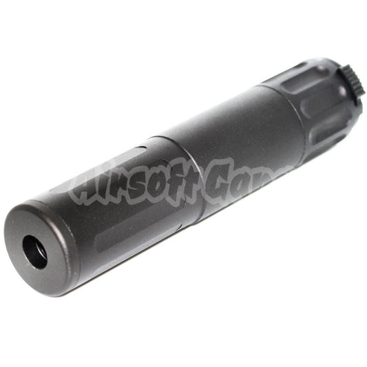 170mm Aluminium SR5 Style Quick Release QD Suppressor Silencer Barrel Extension Tube For AAC Flash Hider Airsoft Black